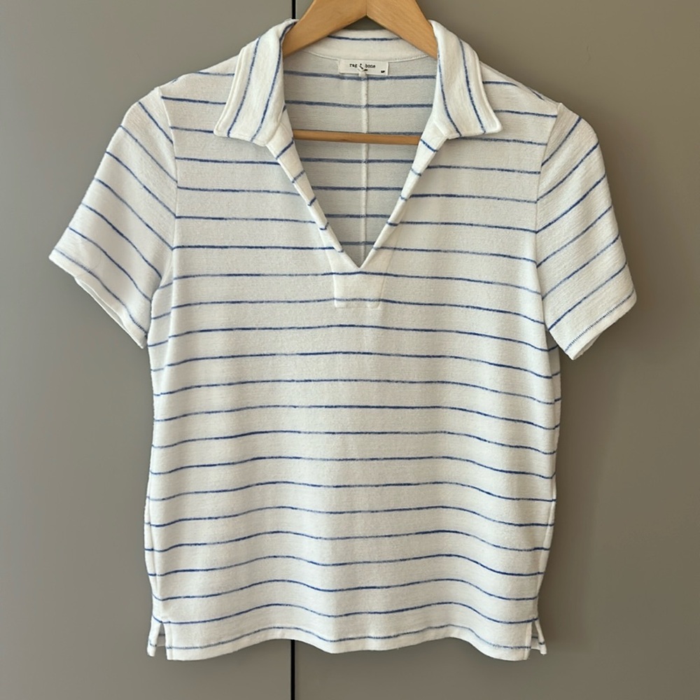 Rag & Bone women’s striped polo size small